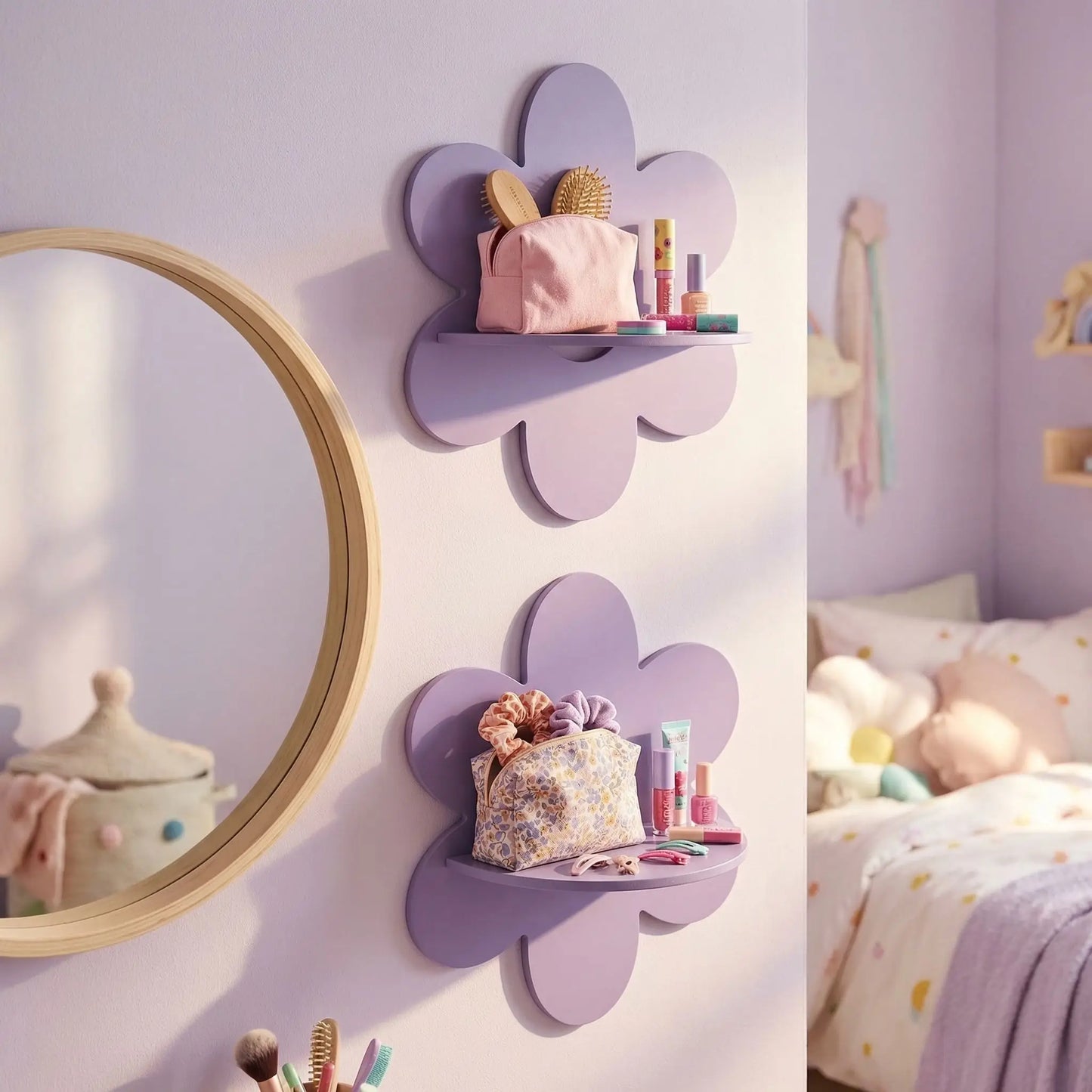 Etagère chambre enfant | Bois Fleur