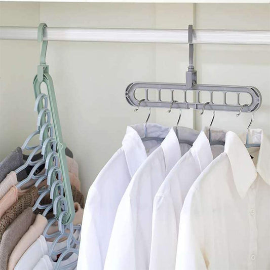 cintre-gain-de-place-vert-et-gris
