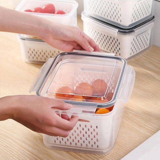Boite alimentaire avec panier
