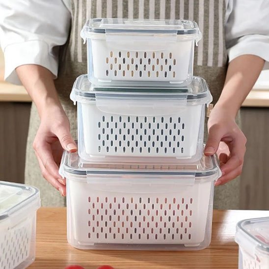 Boite alimentaire hermétique avec panier