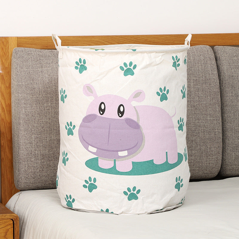 panier-de-rangement-animaux-hippopotame