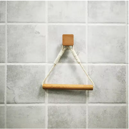 Porte papier toilette | Bois cordé