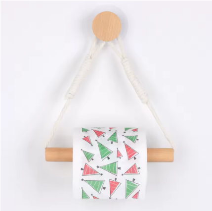 Porte papier toilette | Bois cordé