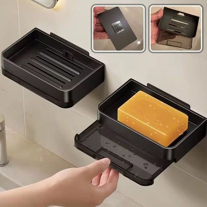 Porte savon noir mat