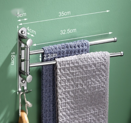 porte-serviette-branches-2-metal