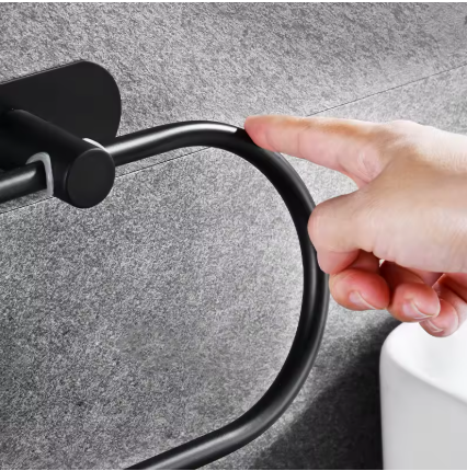 porte-serviette-ovale-acier-inoxydable