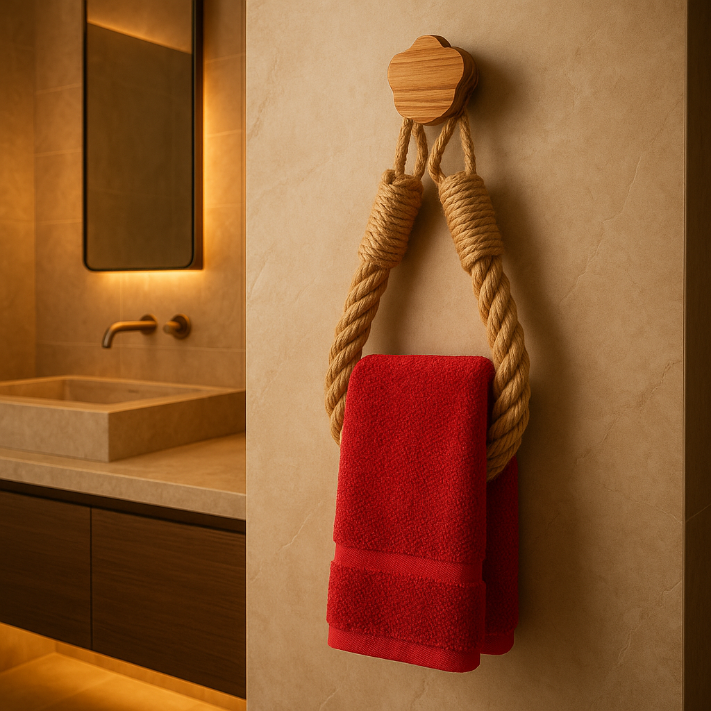 Porte papier toilette | Corde