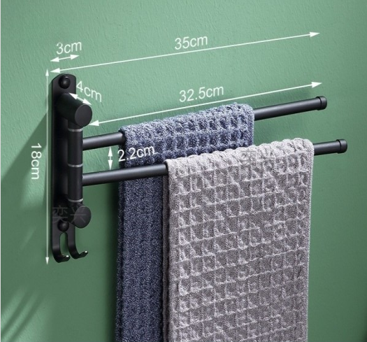 porte-serviettes-branches-2-noir