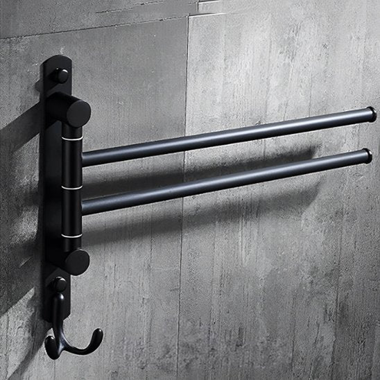 porte-serviettes-branches-noir-aluminium