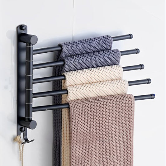 porte-serviettes-branches-noir-rotatif