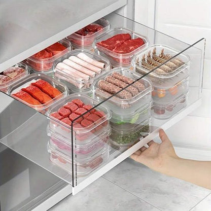 Rangement frigo boite alimentaire carrée