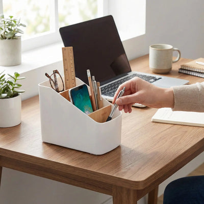 organiseur-de-bureau-blanc-vertical