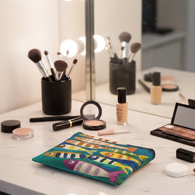 Trousse maquillage esprit mer