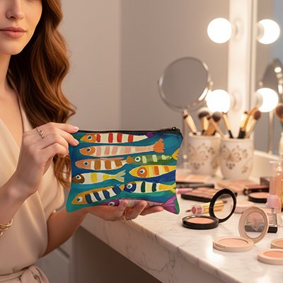 Trousse maquillage poisson